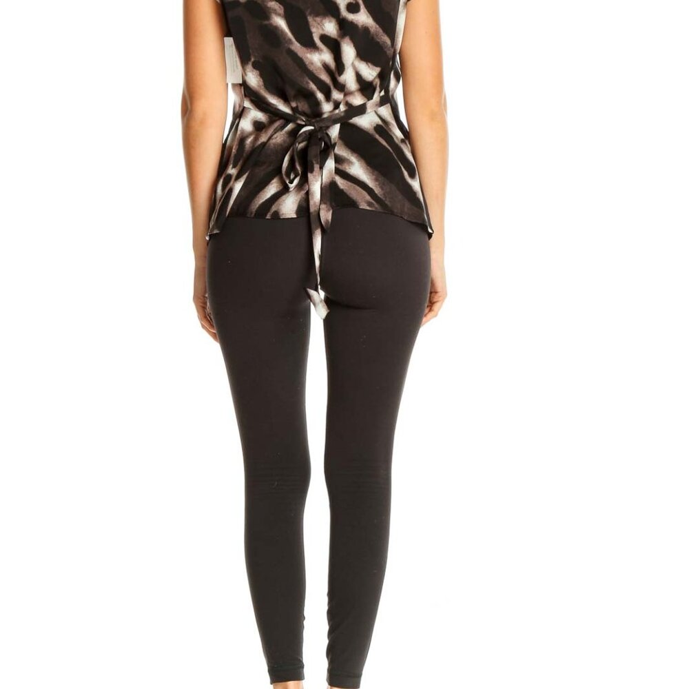 Ann Taylor Brown Printed Semiformal Blouse - Picture 3 of 3